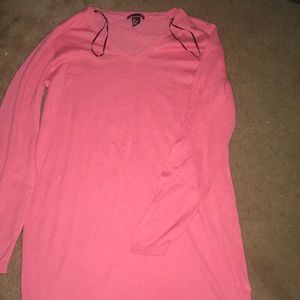 Thin bubble gum pink sweater